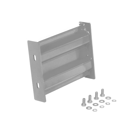 Vestil Bolt-On Style Guard Rail 1 Ft Silver GR-F2R-BO-1-SL